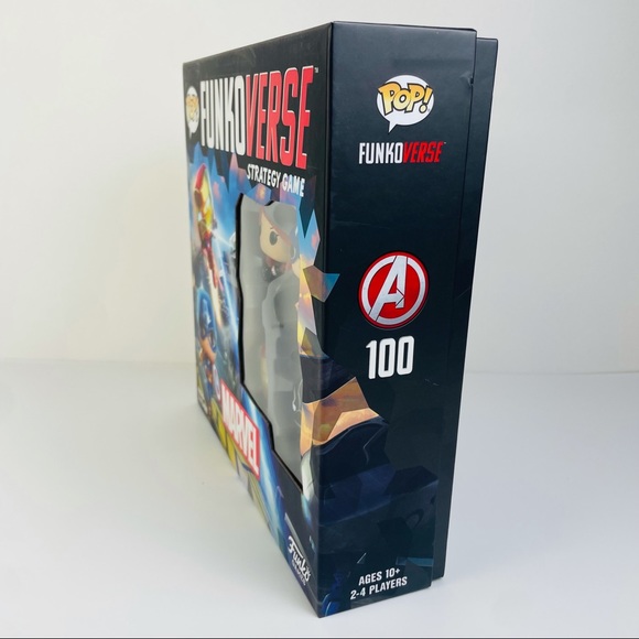 Funko Pop! Funkoverse Marvel #100 Strategy Game Iron Man Black Panther Avengers - Picture 3 of 6